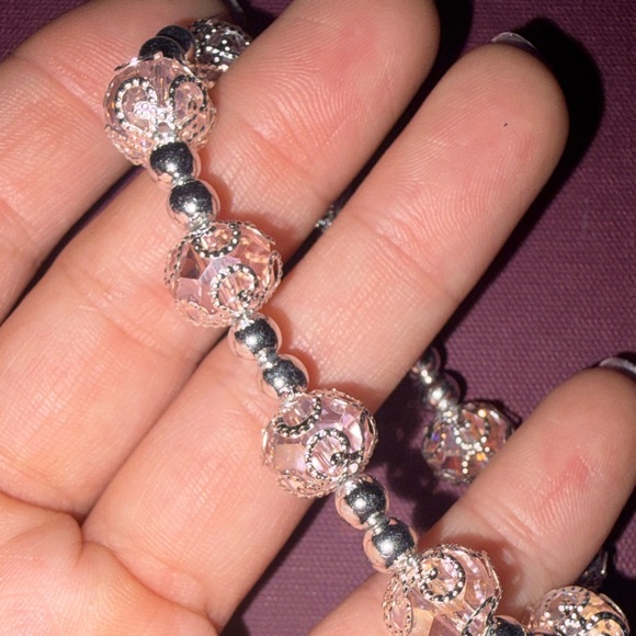 Blushing Guardian Angel Beaded Bracelet NEW - Picture 5 of 6